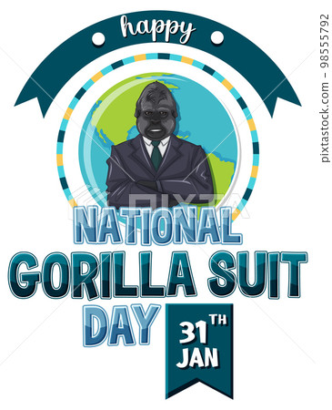 National Gorilla Suit Day Banner 98555792