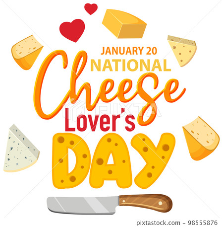 National Cheese Lovers Day Banner Design 98555876