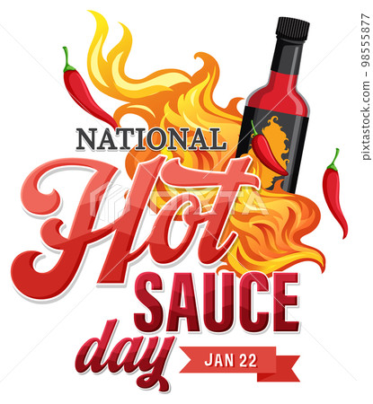 National Hot Sauce Day Banner Design National Hot Sauce Day Banner Design 98555877