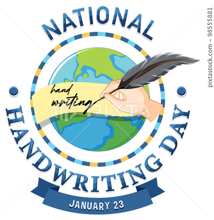 National Handwriting Day Banner Design National Handwriting Day Banner Design 98555881