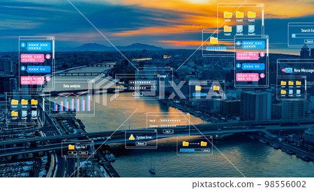 City and Technology Digital Transformation DX 98556002
