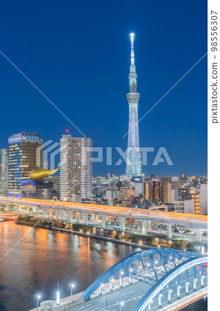與東京天空樹的東京夜景 98556307