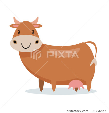 cow cartoon character vector illustration cow cartoon character vector illustration 98556444