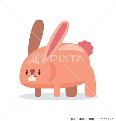 rabbit cartoon character vector illustration rabbit cartoon character vector illustration 98556447