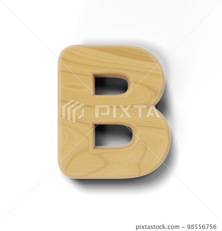 wooden 3d alphabet 98556756