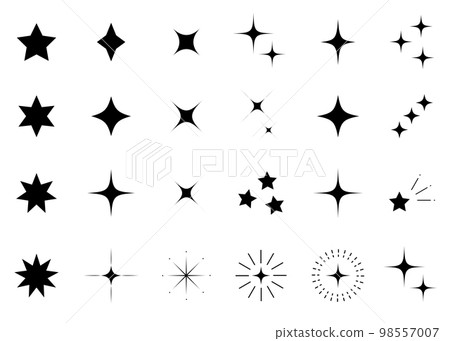 Simple sparkling illustration material Background illustration material Simple sparkling illustration material Background illustration material 98557007