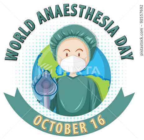 World Anaesthesia Day Logo Design 98557692