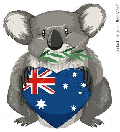 Koala Australia day vector concept 98557737