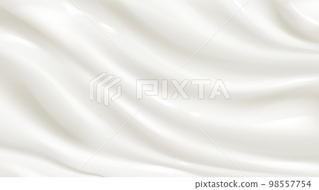 Texture of white yogurt, milk or cream surface 98557754