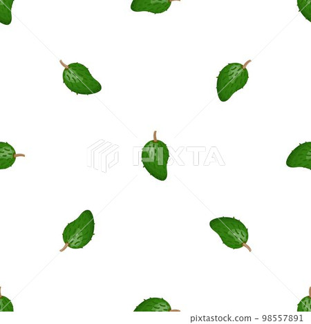 Whole green soursop pattern seamless background texture repeat wallpaper geometric vector Whole green soursop pattern seamless background texture repeat wallpaper geometric vector 98557891