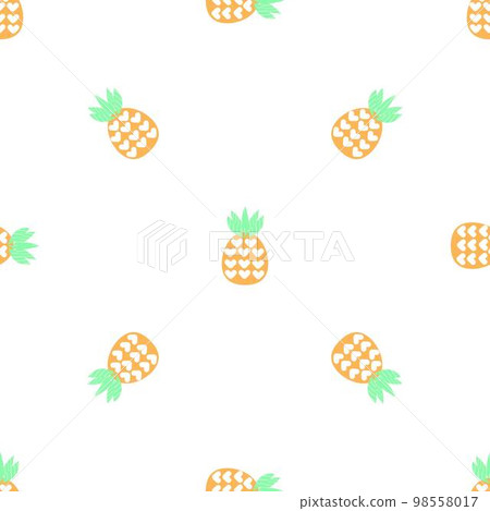 Love pineapple pattern seamless background texture repeat wallpaper geometric vector Love pineapple pattern seamless background texture repeat wallpaper geometric vector 98558017