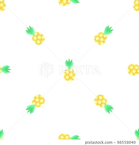 Pineapple fruit pattern seamless background texture repeat wallpaper geometric vector Pineapple fruit pattern seamless background texture repeat wallpaper geometric vector 98558040