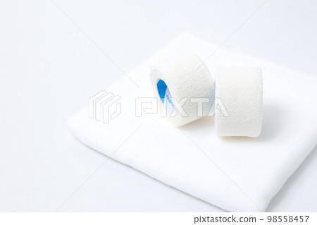 紗布，棉花，醫用紗布，醫療，治療，傷害，無紡布膠帶，膠帶，傷害，繃帶，治療，清潔，衛生，布 98558457