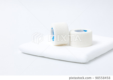 紗布，棉花，醫用紗布，醫療，治療，傷害，無紡布膠帶，膠帶，傷害，繃帶，治療，清潔，衛生，布 98558458