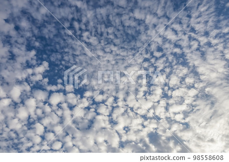 Dramatic sky and clouds in the blue sky Dramatic sky and clouds in the blue sky 98558608