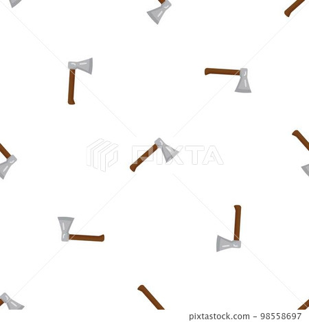 Garden axe pattern seamless background texture repeat wallpaper geometric vector 98558697