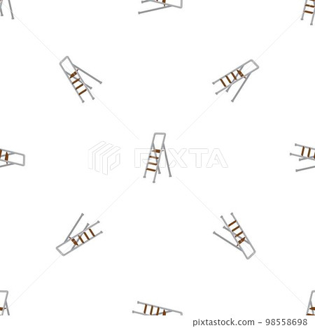 Garden ladder pattern seamless background texture repeat wallpaper geometric vector 98558698