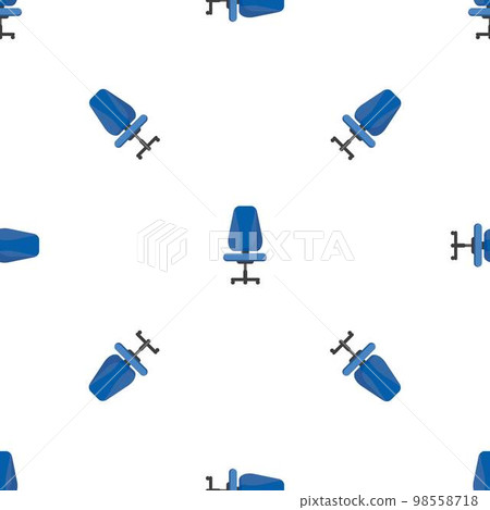 Desk chair furniture pattern seamless background texture repeat wallpaper geometric vector 98558718