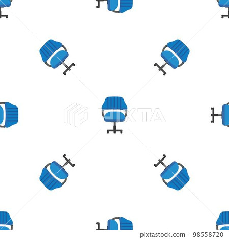 Job desk chair pattern seamless background texture repeat wallpaper geometric vector 98558720