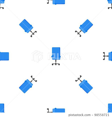 Business desk chair pattern seamless background texture repeat wallpaper geometric vector 98558721