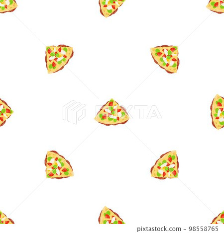 Quesadilla food pattern seamless background texture repeat wallpaper geometric vector 98558765