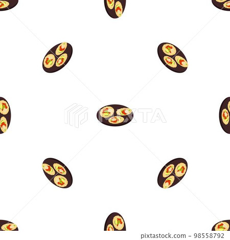 Mexican sandwich pattern seamless background texture repeat wallpaper geometric vector Mexican sandwich pattern seamless background texture repeat wallpaper geometric vector 98558792