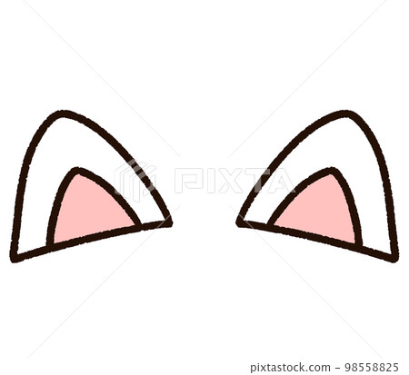 cute cat ear material 98558825