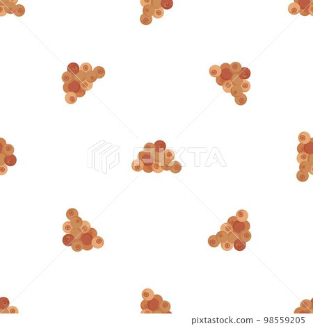Winter fruit pattern seamless background texture repeat wallpaper geometric vector 98559205