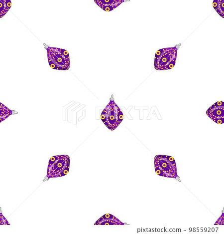 Old Christmas tree toy pattern seamless background texture repeat wallpaper geometric vector Old Christmas tree toy pattern seamless background texture repeat wallpaper geometric vector 98559207