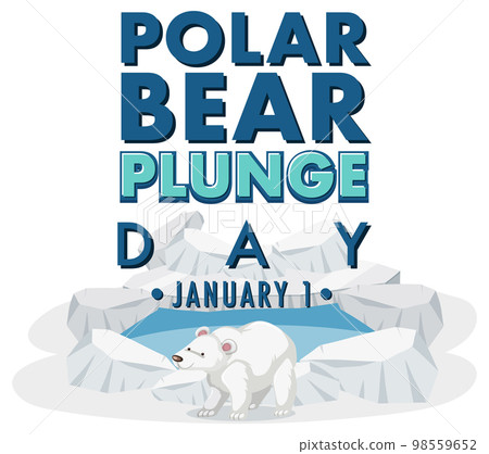 Polar Bear Plunge Day January icon 98559652