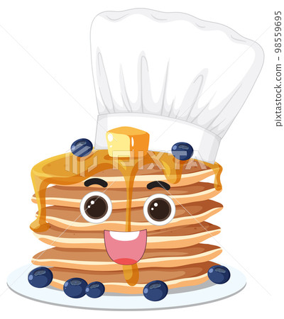 National Blueberry Pancake Day Banner 98559695