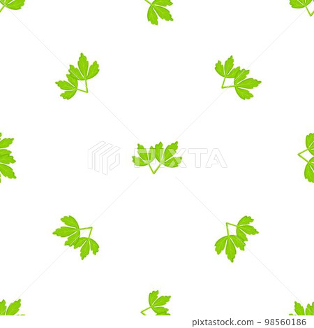 Green parsley pattern seamless background texture repeat wallpaper geometric vector Green parsley pattern seamless background texture repeat wallpaper geometric vector 98560186