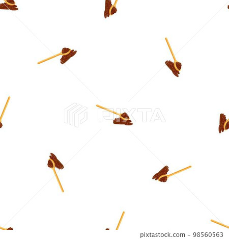 Spoon cocoa powder pattern seamless background texture repeat wallpaper geometric vector Spoon cocoa powder pattern seamless background texture repeat wallpaper geometric vector 98560563