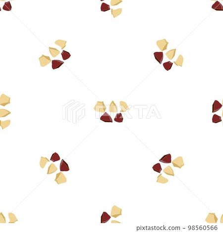 Cocoa fruit part pattern seamless background texture repeat wallpaper geometric vector Cocoa fruit part pattern seamless background texture repeat wallpaper geometric vector 98560566