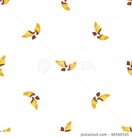 Cacao croissant pattern seamless background texture repeat wallpaper geometric vector Cacao croissant pattern seamless background texture repeat wallpaper geometric vector 98560585