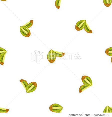 Juicy kiwi pattern seamless background texture repeat wallpaper geometric vector Juicy kiwi pattern seamless background texture repeat wallpaper geometric vector 98560609