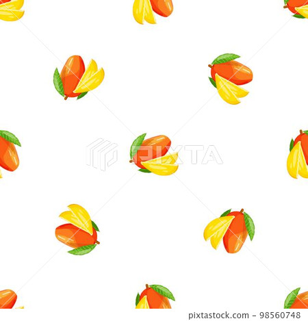 Large mango pattern seamless background texture repeat wallpaper geometric vector Large mango pattern seamless background texture repeat wallpaper geometric vector 98560748