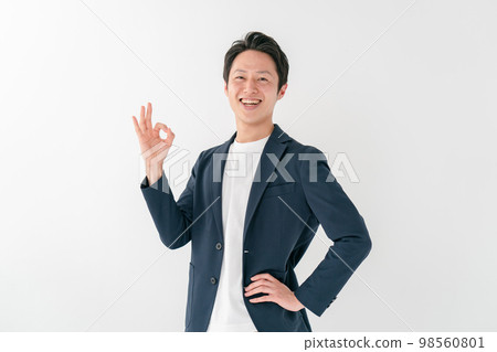 Casual business middle-aged male OK 98560801