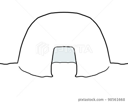 Kamakura illustration (no night sky background) 98561668