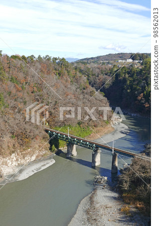 The scenery seen from Sora Sanpo Tenryukyo Nagano Prefecture The scenery seen from Sora Sanpo Tenryukyo Nagano Prefecture 98562013