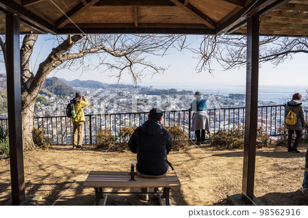 A view of the area around Ninomiya Station and Sagami Bay from Azumayama Park (Ninomiya Town, Kanagawa Prefecture) A view of the area around Ninomiya Station and Sagami Bay from Azumayama Park (Ninomiya Town, Kanagawa Prefecture) 98562916