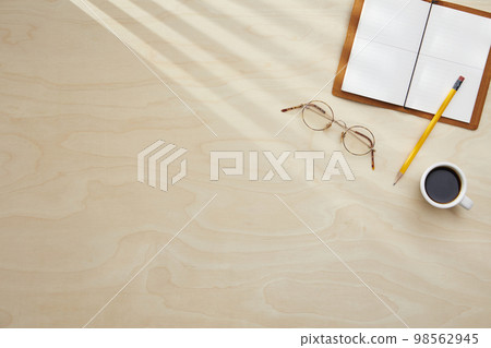 various office supplies on the desk various office supplies on the desk 98562945