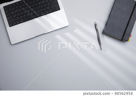 various office supplies on the desk various office supplies on the desk 98562958