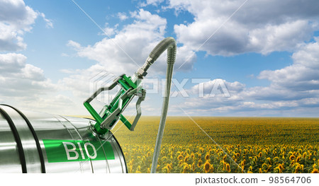 Biofuel filling station Biofuel filling station 98564706