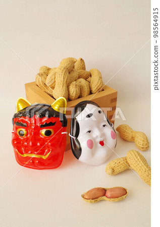 Peanuts and Setsubun image Peanuts and Setsubun image 98564915