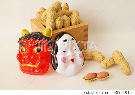 Peanuts and Setsubun image Peanuts and Setsubun image 98564916