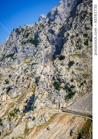 Cares trail - ruta del Cares - in Picos de Europa, Asturias, Spain 98565730