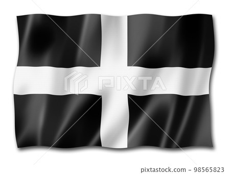 Cornwall County flag, UK Cornwall County flag, UK 98565823