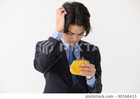 用完錢錢包扣的商人 98566413