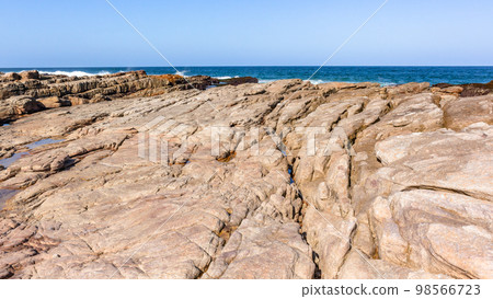 Ocean Rocky Coastline Blue Water Horizon Ocean Rocky Coastline Blue Water Horizon 98566723